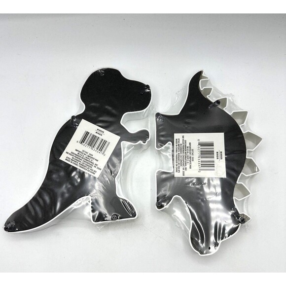 2 Pack Dinosaur Mirrors T-Rex & Stegosaurus White Frame- NEW SEALED - Picture 6 of 6